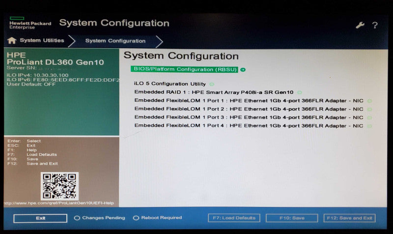 HP ProLiant DL360 Gen10 1x Xeon Silver 4208 32GB DDR4 P408i-a SR - No HDD