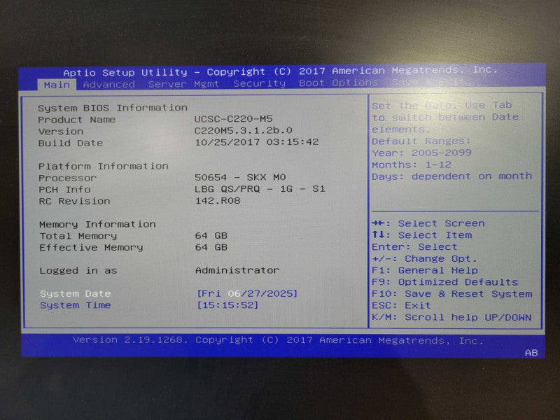 Cisco UCS C220 M5 2x Xeon Gold 5115 2.40GHz 64GB DDR4, 2x PSU MegaRAID !