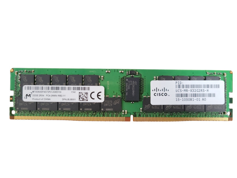Micron 32GB 2RX4 PC4-2666V-RB2-11 Server Ram Q!
