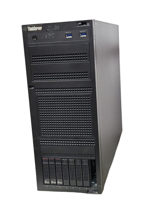 Lenovo ThinkServer TS460 Xeon E3-1220 v5 3.00GHz 32GB RAM 2x PSU, 8x 2.5" _