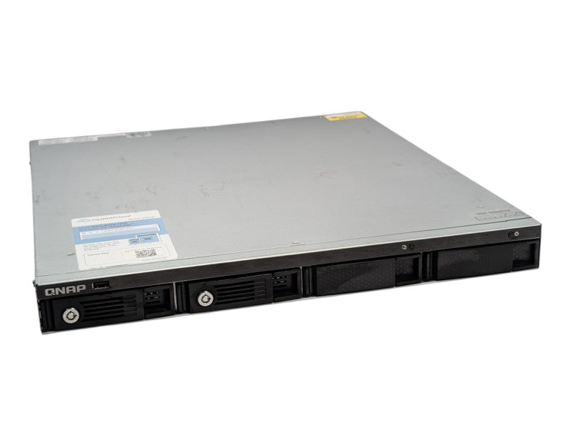 QNAP TS-463U-RP 4 Bay NAS 2x 4TB HDDs installed  -