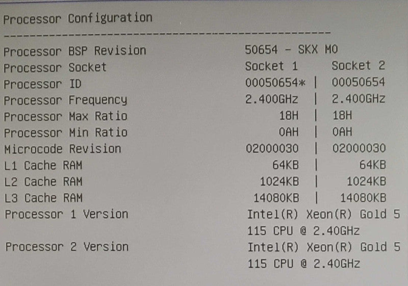 Cisco UCS C220 M5 - 2x Xeon Gold 5115, 64GB DDR4, LSI MegaRAID, 2x 1050W