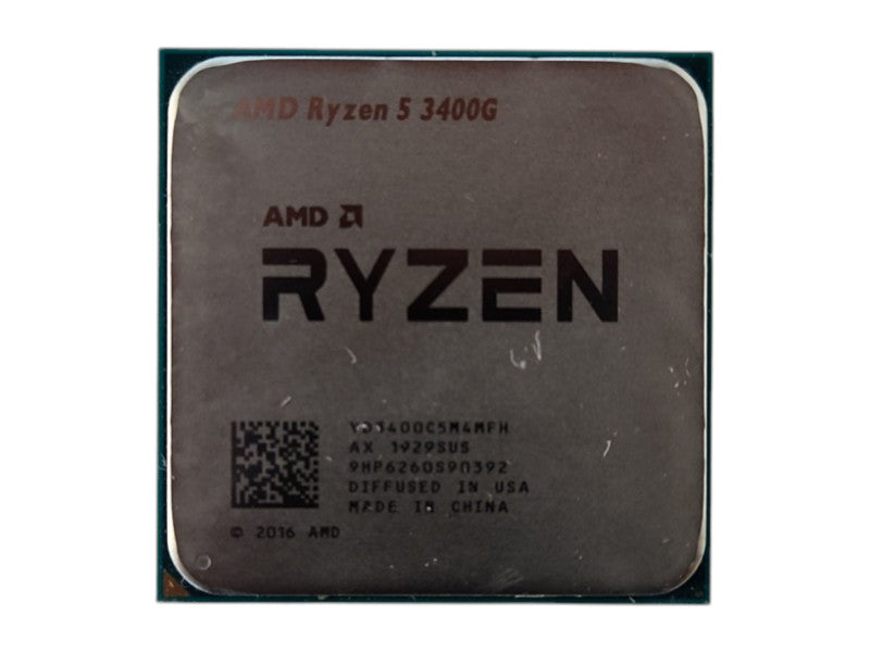 AMD Ryzen 5 3400G 3.7GHz 4 Core AM4 Processor