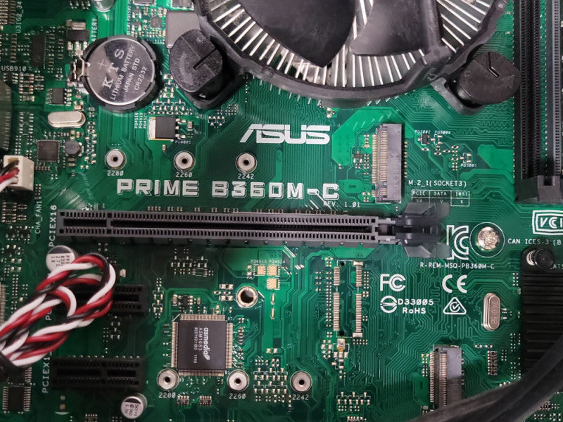 Custom/Asus Prime B360M-C PC, Core i5-8400 2.80GHz, 8GB DDR4, 2TB HDD _