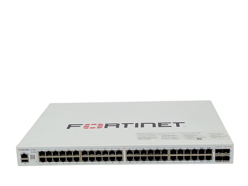 Fortinet FortiSwitch FS-148F-FPOE 48x Ports 4x SFP  Switch, READ _