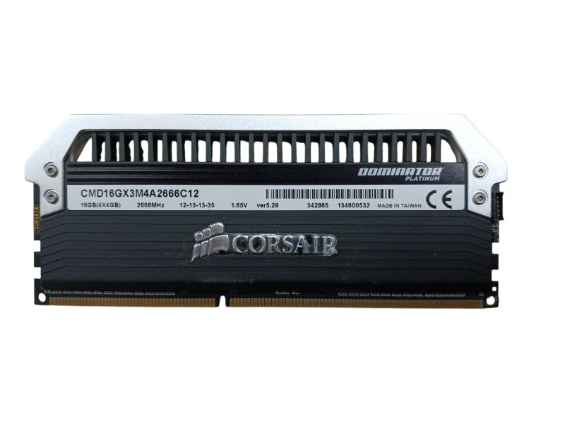 Corsair Dominator Platinum 16GB (4×4GB) DDR3 2666 MHz 12‑13‑13‑35 CMD16GX3M