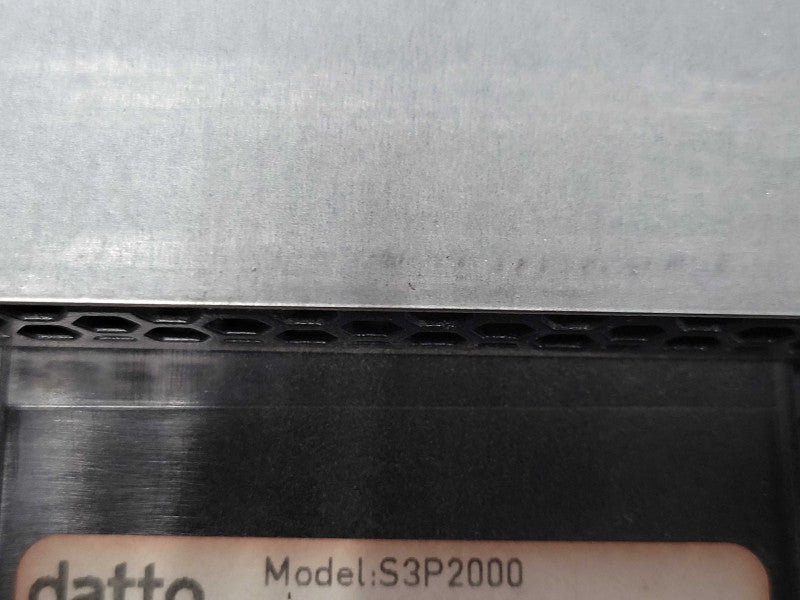 Datto S3P2000, Xeon D-1541 2.1GHz 48GB DDR4, 1x PSU, with HDDs, READ _