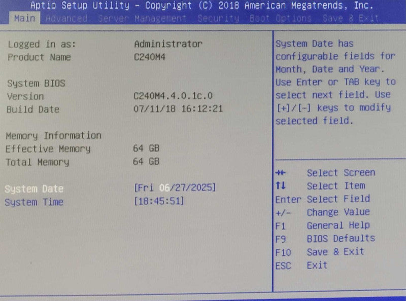 Cisco C240 M4 - Xeon E5-2660 v3, 64GB DDR4, 12G SAS RC, 1200W PSU