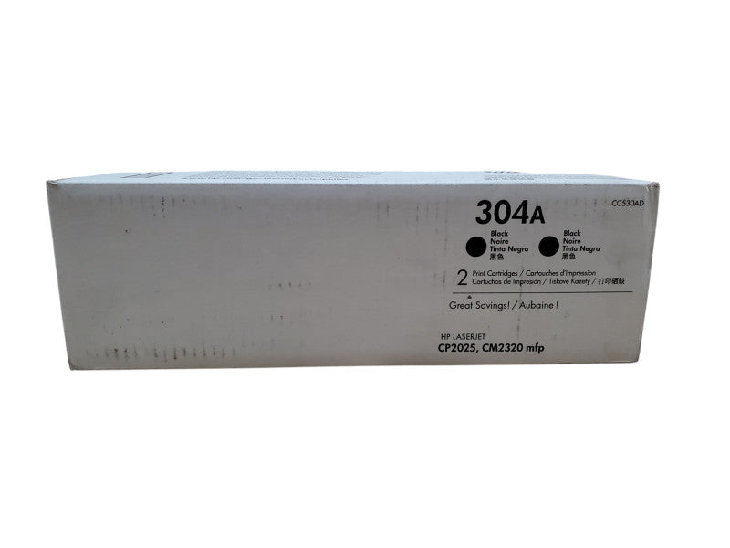 HP LaserJet 304A CC530AD Black Toner Cartridge - New
