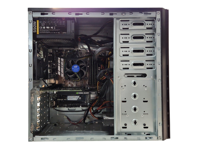 Custom PC, PRIME H270M-PLUS, i7-7700, 32GB DDR4, 256GB NVMe+2TB HDD, K2200
