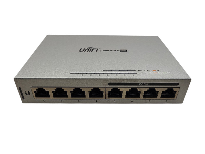 Ubiquiti Networks UniFi 8 Port Ethernet Switch US-8-60W No AC READ $