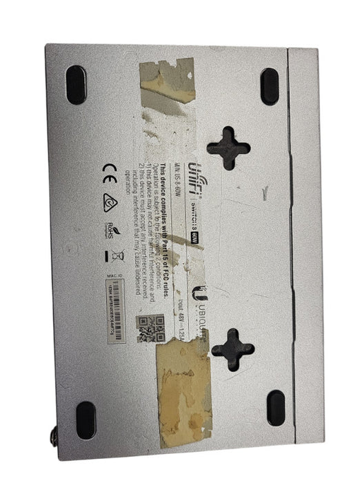 Ubiquiti Networks UniFi 8 Port Ethernet Switch US-8-60W No AC READ $