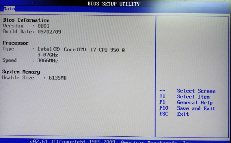 ASUS P6T motherboard Combo with i7-950 CPU 3.07 GHz - 6GB RAM - NO HDD