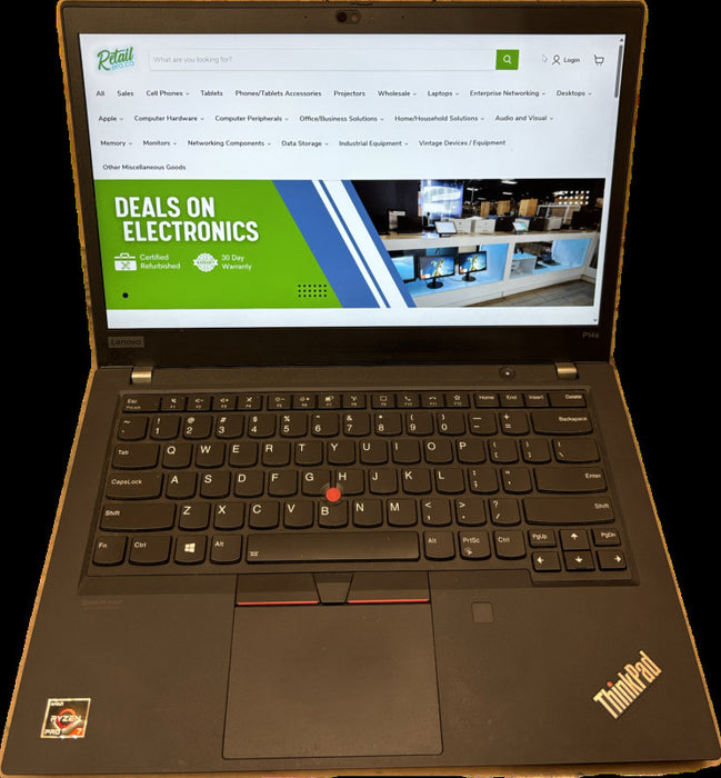 Lenovo ThinkPad P14s Gen 1 Ryzen 7 4750U Radeon Pro GPU 16GB RAM 256GB SSD  Lap200