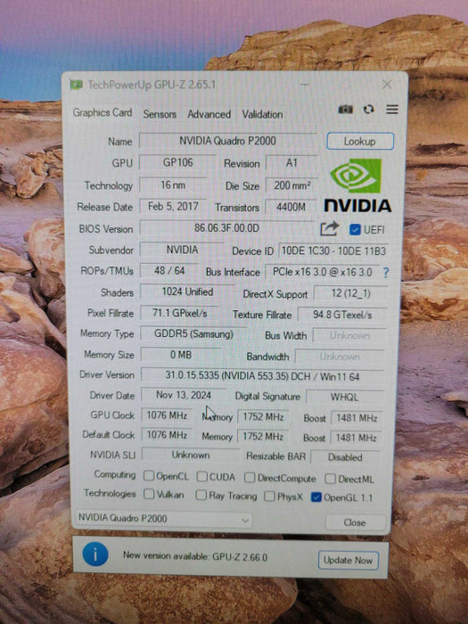 NVIDIA Quadro P2000 5GB GDDR5 Video Graphic Cards !