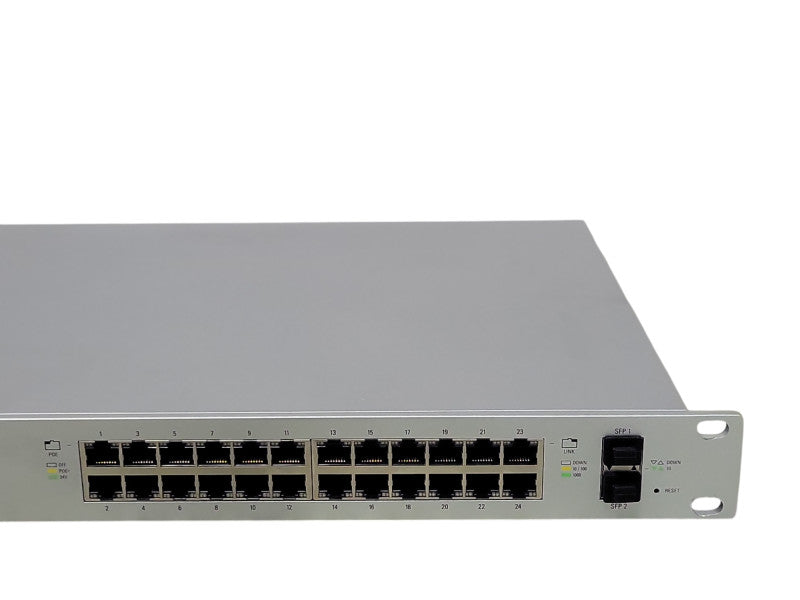 Ubiquiti US-24-500W UniFi 24-Port Gigabit Ethernet PoE+ Manged Switch, READ _