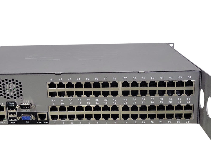 Raritan Dominion KX2-864 64 Port 8 Remote Users KVM Switch, 2x PSU _