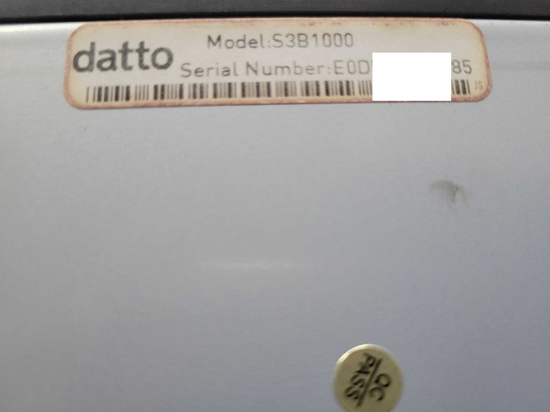 Datto S3B1000 4 Bay NAS Xeon D-1521 2.40GHz 32GB RAM 128GB,  SSD+2x 1TB HDD _