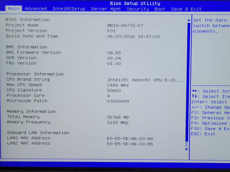 Datto S3B1000 4 Bay NAS Xeon D-1521 2.40GHz 32GB RAM 128GB,  SSD+2x 1TB HDD _
