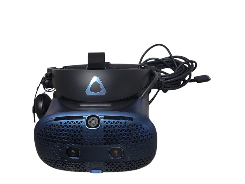 HTC VIVE Cosmos VR HEADSET w/ Headset Cord +controllers, READ _