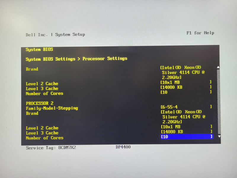 Dell EMC DP4400 2x Xeon Silver 4114 2.20GHz, 32GB DDR4, H730p Mini, READ _