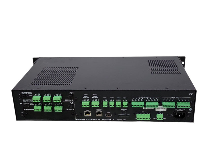 Crestron PRO3 3-Series Advanced Control Processor w/ 2x C3COM-3, READ _