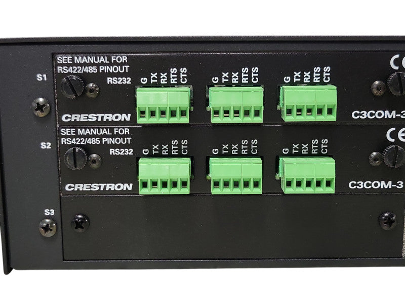 Crestron PRO3 3-Series Advanced Control Processor w/ 2x C3COM-3, READ _