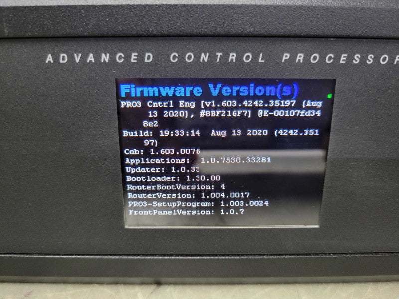 Crestron PRO3 3-Series Advanced Control Processor w/ 2x C3COM-3, READ _