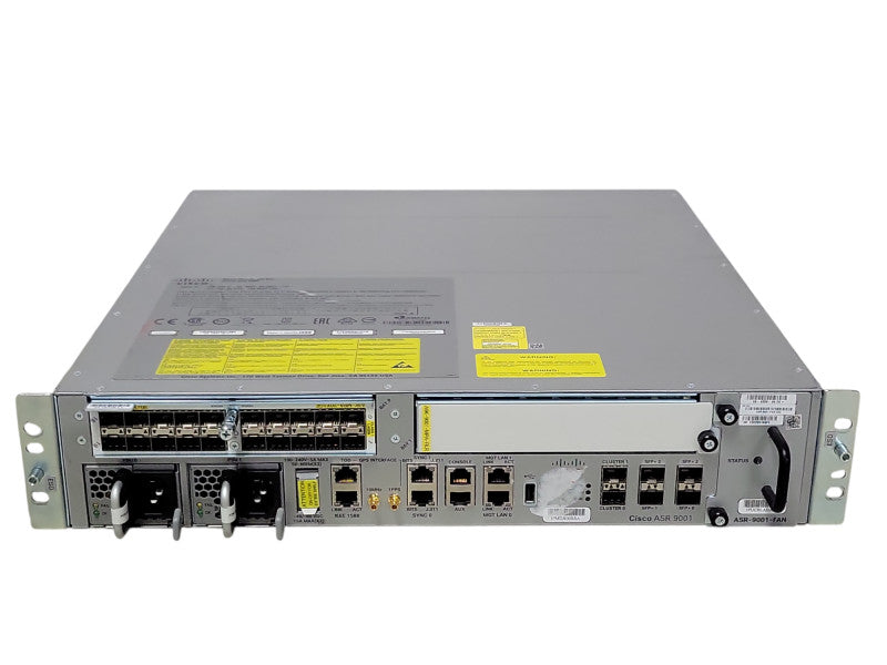 Cisco ASR-9001 Aggregated Services Router  w/ a9k-mpa-20x1ge 2x PSU _