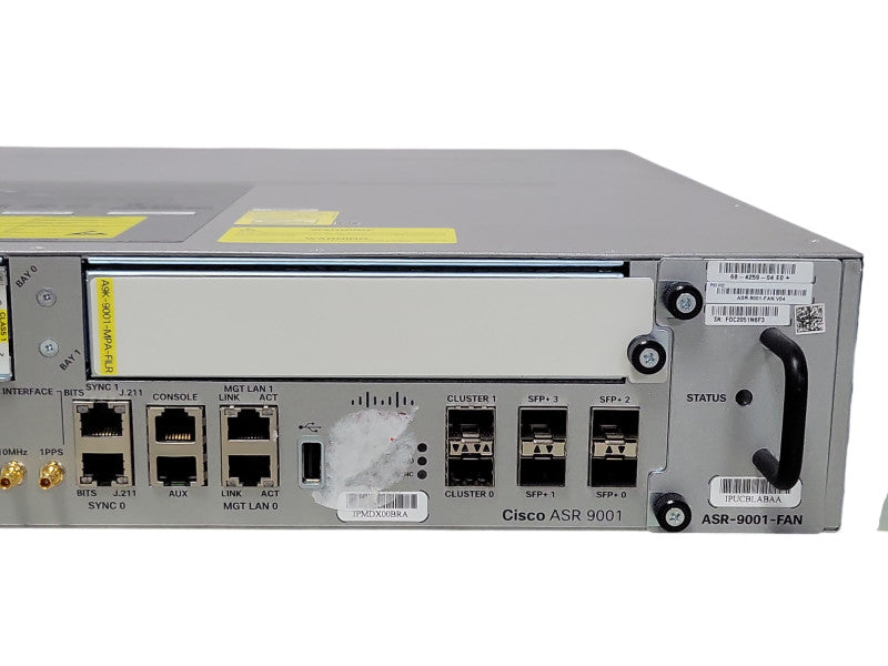 Cisco ASR-9001 Aggregated Services Router  w/ a9k-mpa-20x1ge 2x PSU _