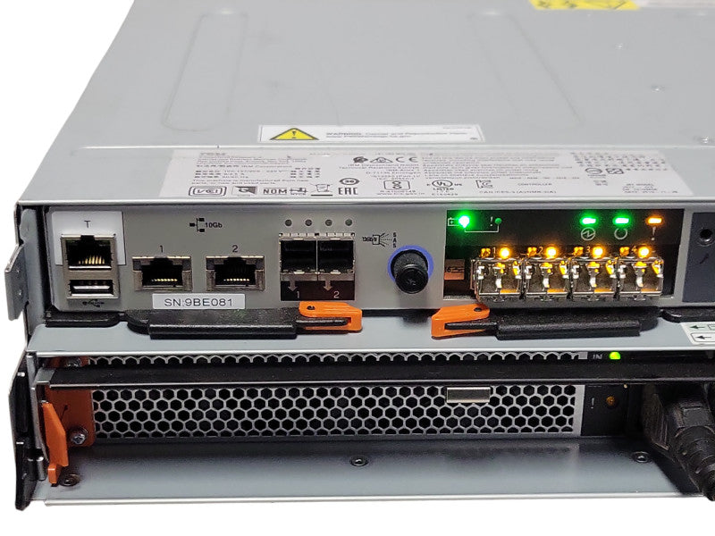 IBM Storwize V5000E 24x 2.5" w/ 2x 02PX517 Storwize V5030E Node Canister  _