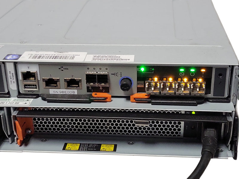 IBM Storwize V5000E 24x 2.5" w/ 2x 02PX517 Storwize V5030E Node Canister  _
