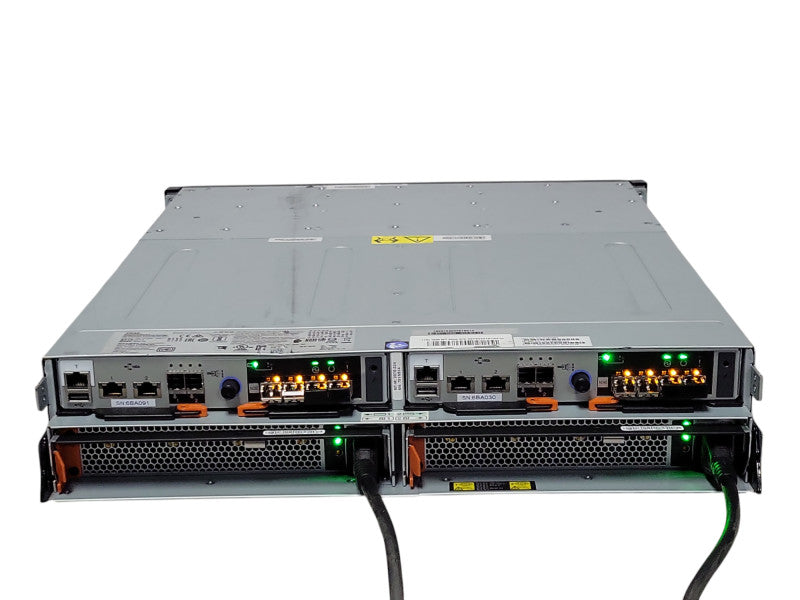 IBM Storwize V5000E 24x 2.5" w/ 2x 01LJ320 Storwize V5030E Node Canister _