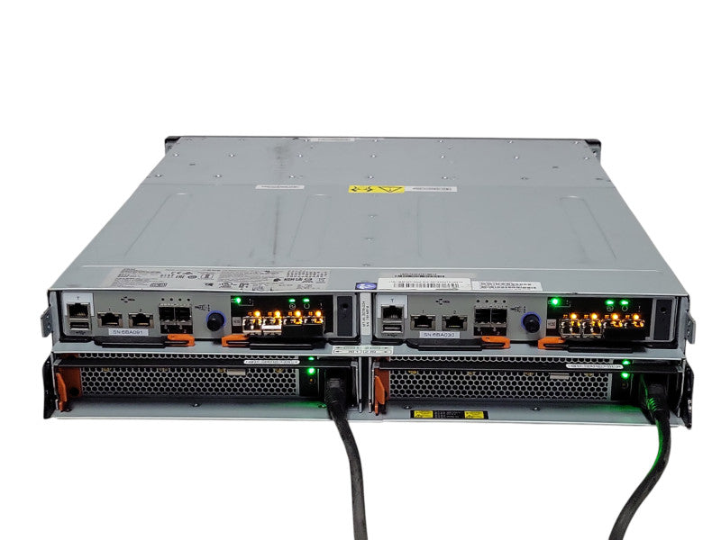 IBM Storwize V5000E 24x 2.5" w/ 2x 01LJ320 Storwize V5030E Node Canister _