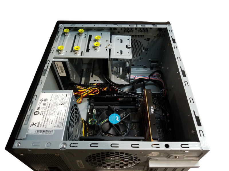 Custom Tower with H370-M Intel i5-9500 CPU 3.00GHz 8GB RAM - NO HDD / OS