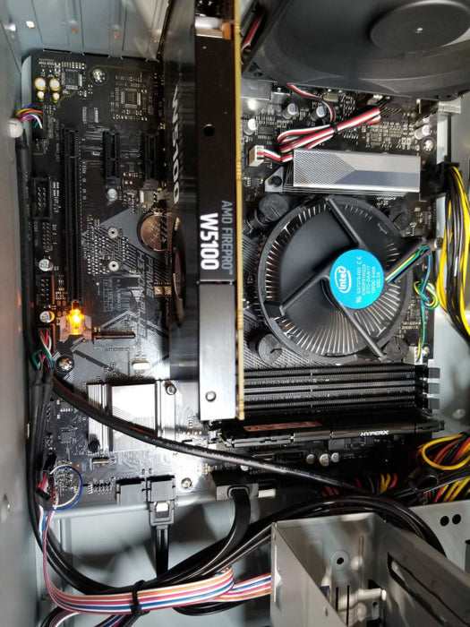 Custom Tower with H370-M Intel i5-9500 CPU 3.00GHz 8GB RAM - NO HDD / OS