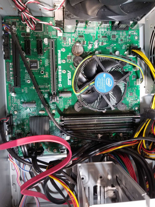 Custom Tower with ASUS B360-C Intel i5-9400 CPU 2.90GHz 8GB RAM - NO HDD/OS