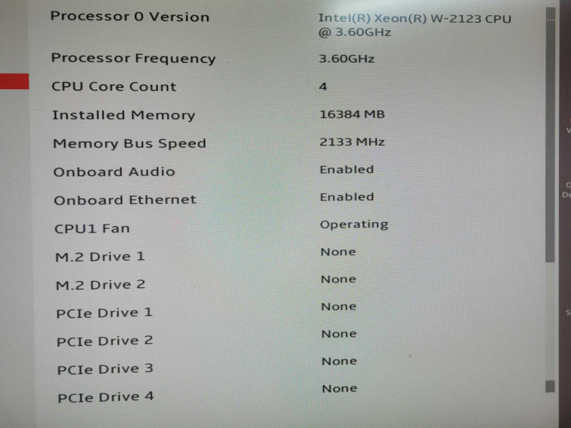 Lenovo Thinkstation P520c Xeon W-2123 3.60GHz K2200 16GB ECC - No HDD