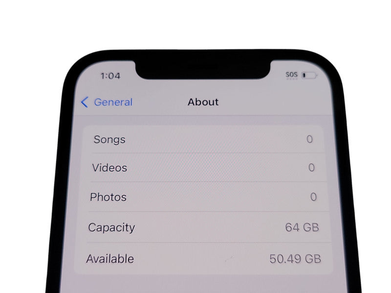 Apple iPhone 12 - 64GB - Black [A2402] (