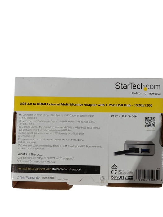 StarTech USB32HDEH USB3.0 to HDMI External Video Card Multi Monitor Adapter