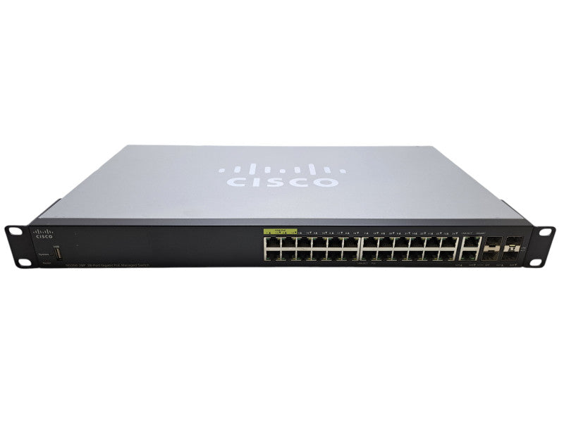 Cisco SG350-28P-K9 V04 | 28-Port Gigabit PoE Managed Switch | 4x SFP