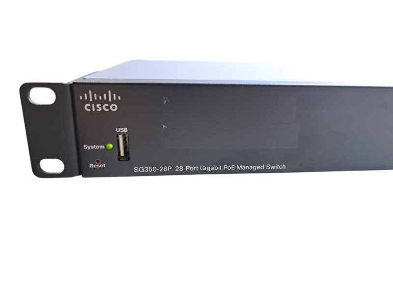 Cisco SG350-28P-K9 V04 | 28-Port Gigabit PoE Managed Switch | 4x SFP