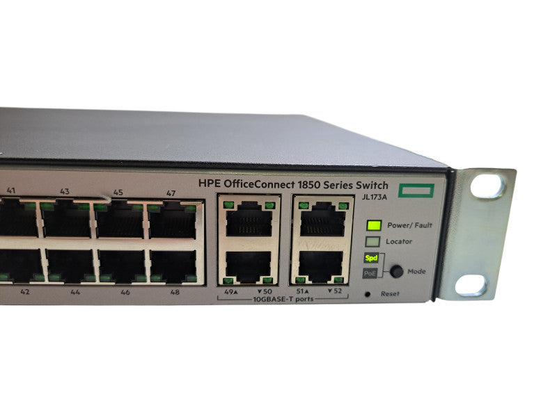 HPE OfficeConnect 1850 48G 4XGT PoE+ 370W JL173A Switch | 4x 10G Base-T