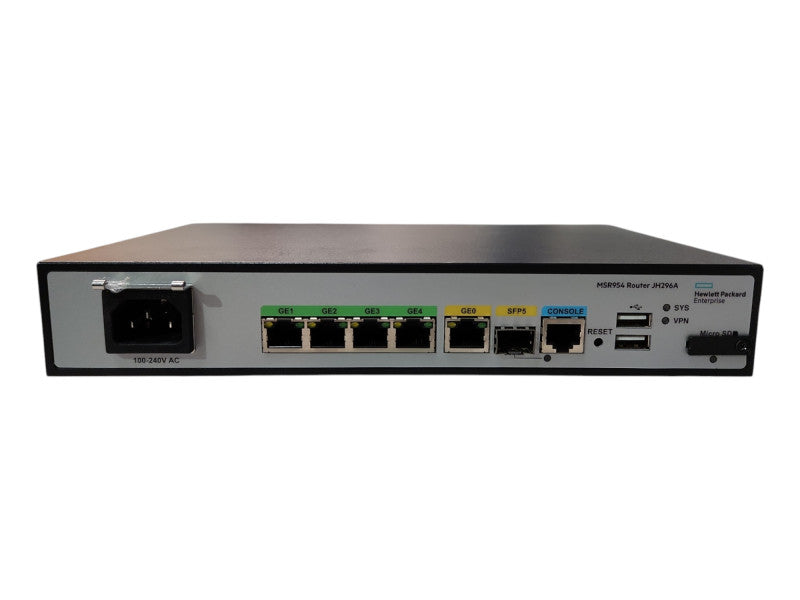 HP HPE MSR954 1GbE + SFP Router JH296A