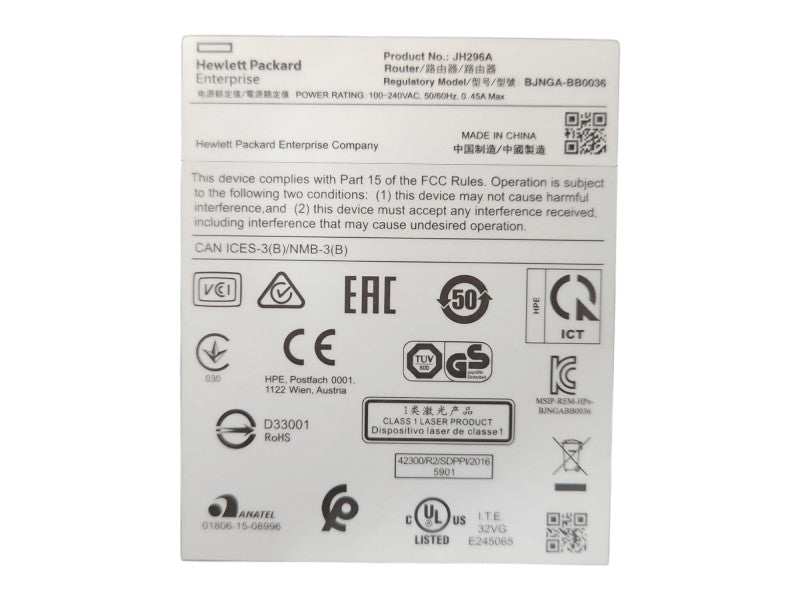 HP HPE MSR954 1GbE + SFP Router JH296A