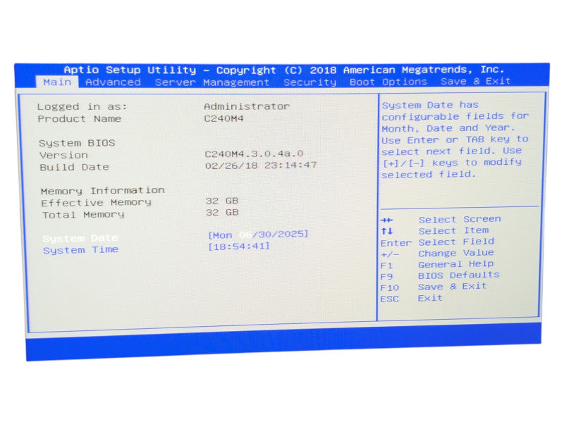 Cisco UCS C240 M4 2U server 2x Intel Xeon E5-2683 v4 32GB RAM  -
