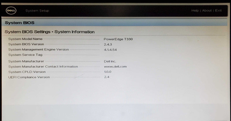 Dell PowerEdge T330 1x Xeon E3-1270 v6 16GB DDR4 H730 - No HDD