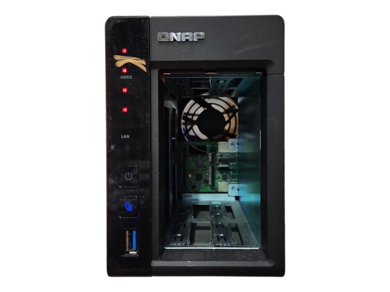 QNAP TS-253 Pro 2-Bays NAS, No HDD & Caddies, READ