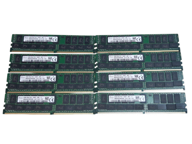 8x SKhynix HMA84GR7MFR4N-UH T2 AB 1703 32GB 2Rx4 PC4-2400T-RB1-11 ServerRAM
