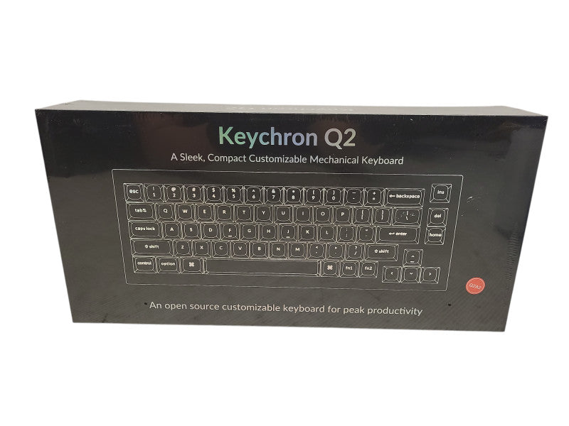 New Sealed Keychron Q2 Q2A2 Swappable RGB Backlight - Barebone Grey Q$